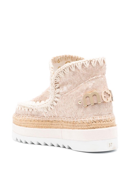 sequin-embellished slip-on sneakers