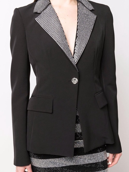 Cady crystal-embellished blazer