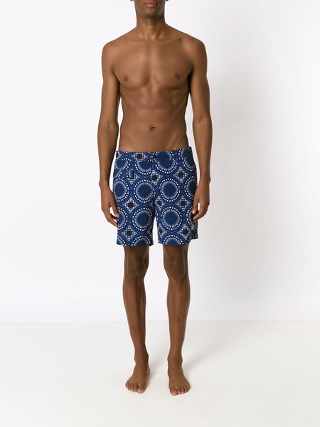 abstract-print swim shorts