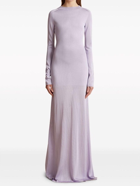 The Valera long-sleeve maxi dress