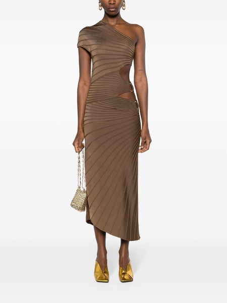 Lurenz asymmetric midi dress