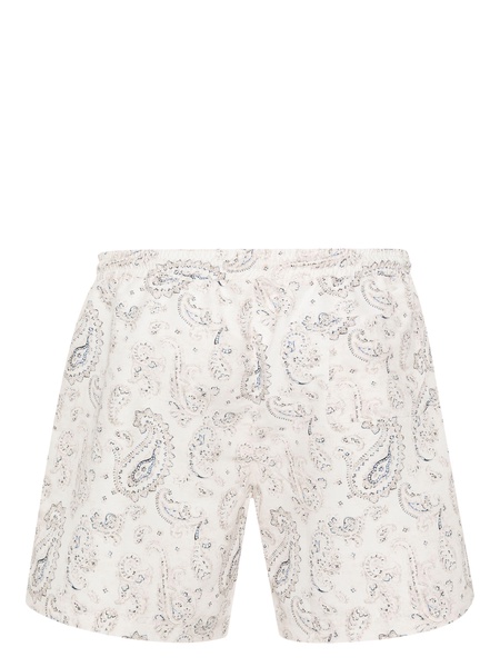 paisley-print swim shorts