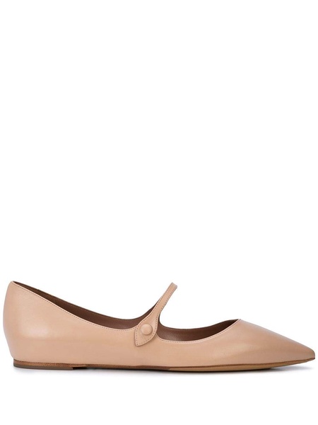 Tabitha Simmons Hermione Flat - Flesh Calf