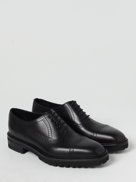 Manolo Blahnik Norton Oxford in leather with brogue pattern