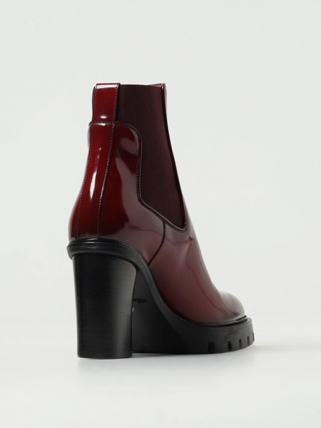 Santoni patent leather ankle boots