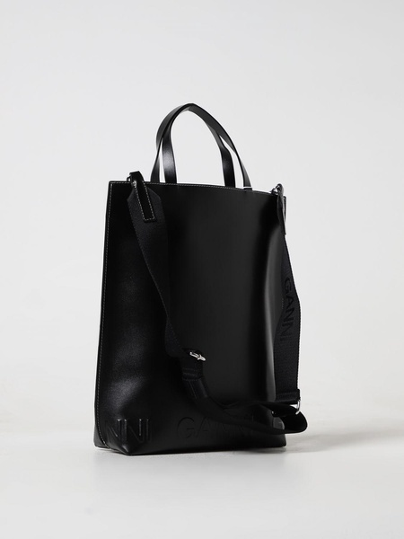 Leather Banner Tote Bag