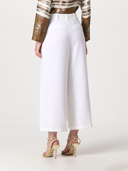 Michael Kors Logo Plaque Wide-Leg Trousers