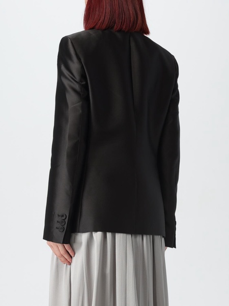 Alberta Ferretti silk-blend satin blazer