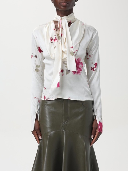 Blumarine silk blouse with sash