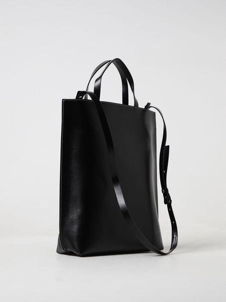 Leather Banner Tote Bag