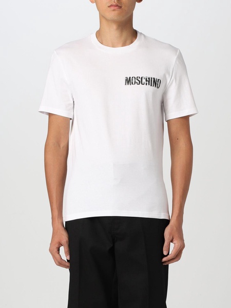 Moschino Couture cotton t-shirt with printed logo