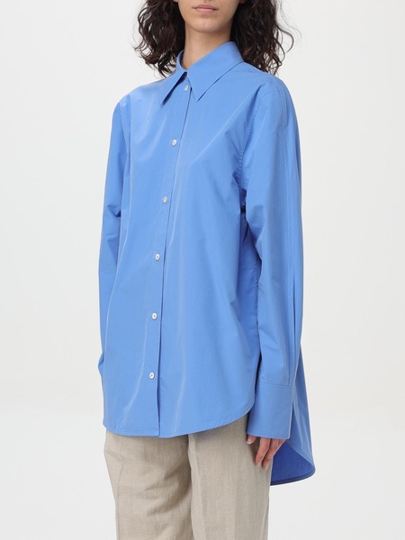 Oversized cotton poplin shirt