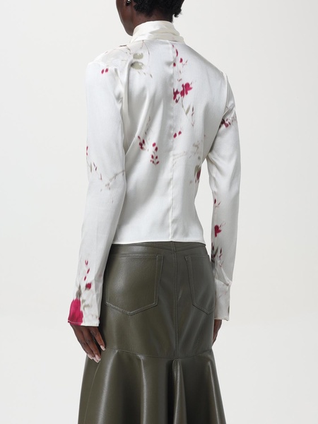 Blumarine silk blouse with sash