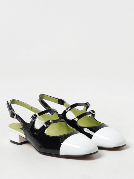 Carel ParisMary Jane slingbacks Abricot in patent leather