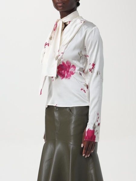 Blumarine silk blouse with sash