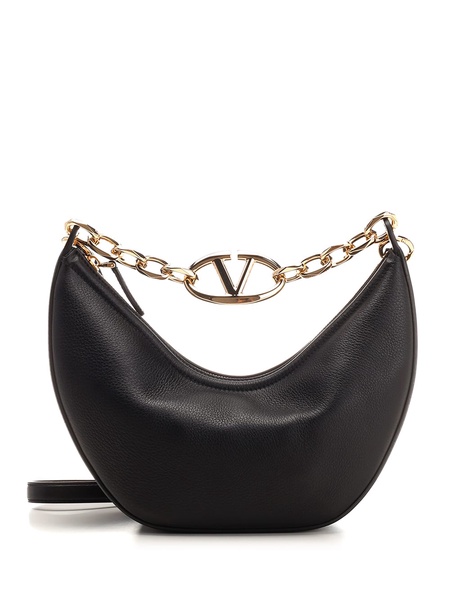 'v Logo' Hobo Bag