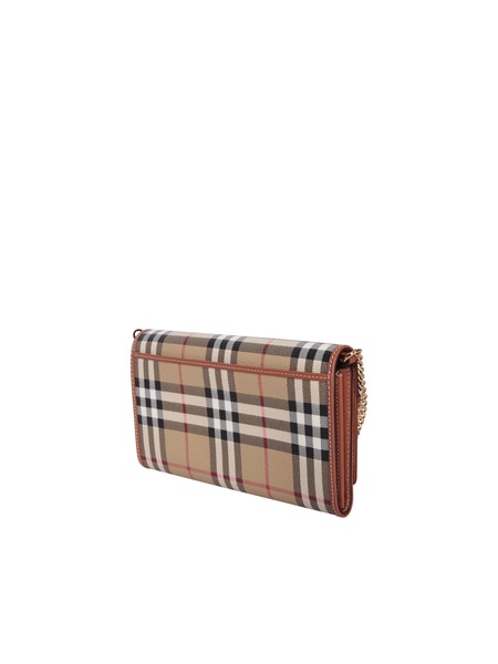 Hannah Trac Check Beige Bag