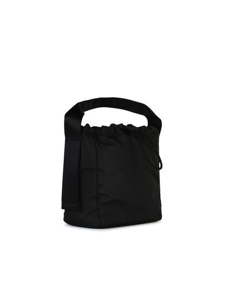 Ganni Black Polyester Bucket Bag