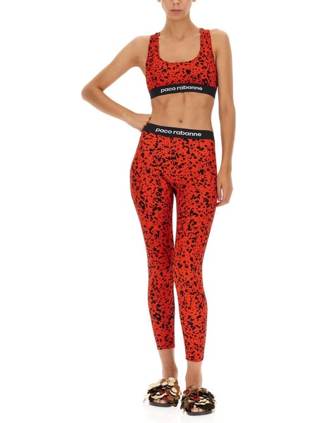 Leggings With Logoed Band