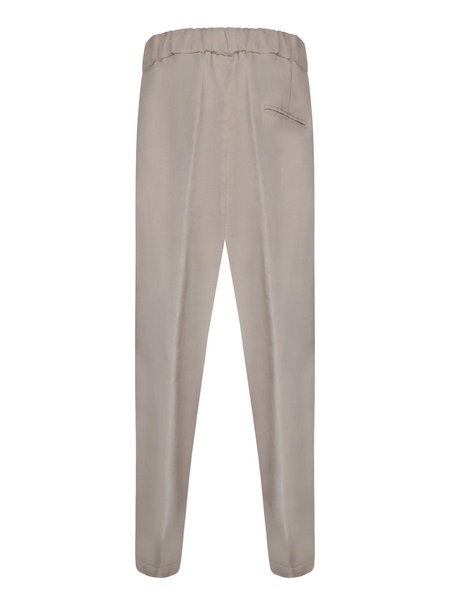 Beige Linen Pants