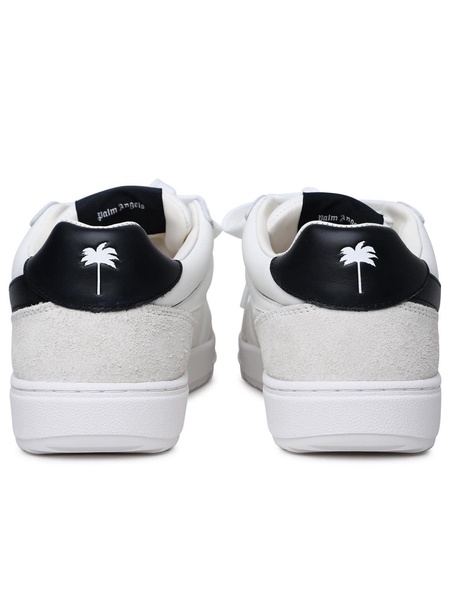 'palm Beach University' White Leather Sneakers