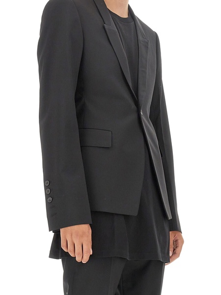 Rick Owens Single-Breasted Tailored Blazer