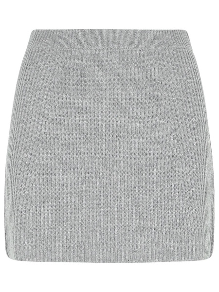 'teiera' Skirt In Grey Cashmere Blend