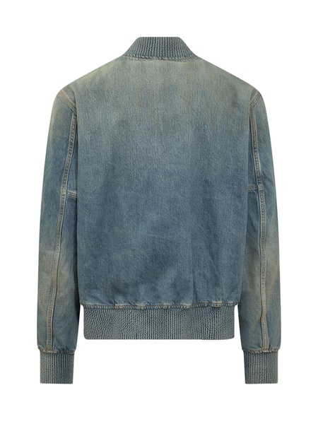 Givenchy Logo-Print Denim Jacket