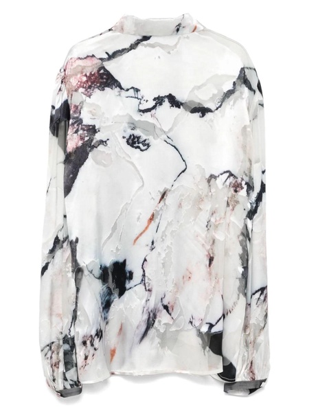 Marble-printed Shirt