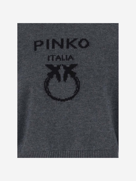 Pinko Wool Sweater With Logo