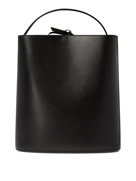 Logo Embossed Small Bucket Bag