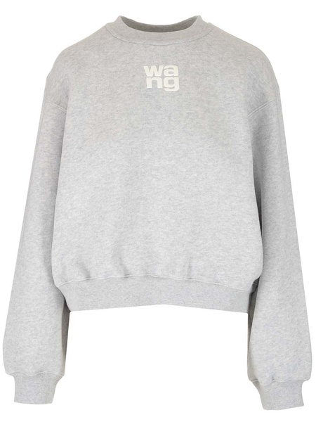 Sweatshirt With Toweling Logo