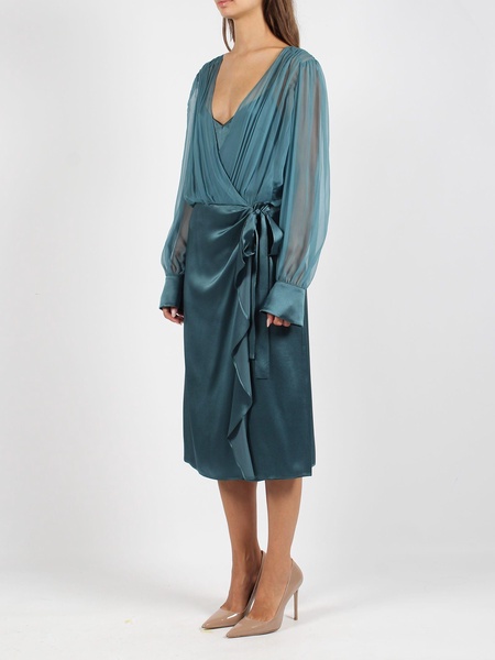 Silk Wrap Dress