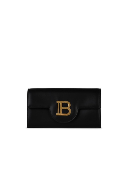 'b-buzz' Black Leather Crossbody Bag