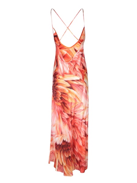 Plumage Orange/multicolor Dress