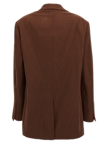 Dries Van Noten Blur Open-Front Blazer