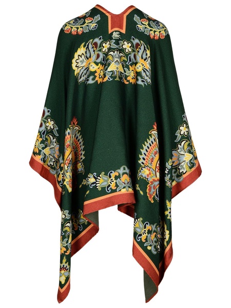 Etro Floral Paisley Cape