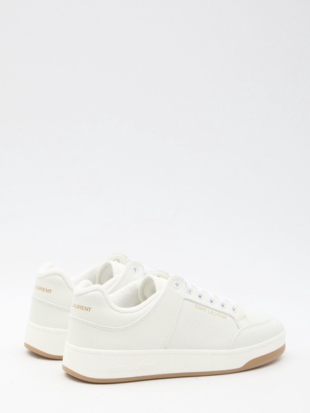 SAINT LAURENT Men's Leather Perforated Sneakers - SL/61 Design