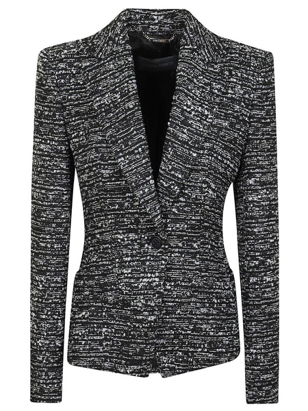 Alberta Ferretti Boucle Single-Breasted Blazer