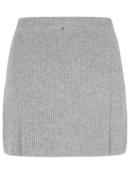 'teiera' Skirt In Grey Cashmere Blend