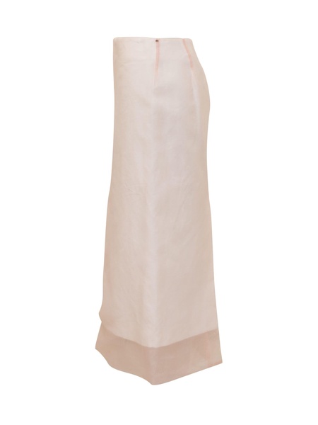 Sportmax Cotton And Linen Skirt