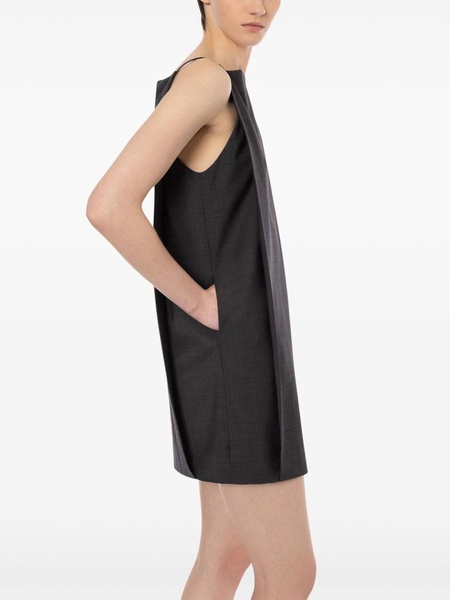 Dark Grey Stretch-design Dress