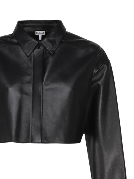 Loewe Cropped Long-Sleeved Shirt