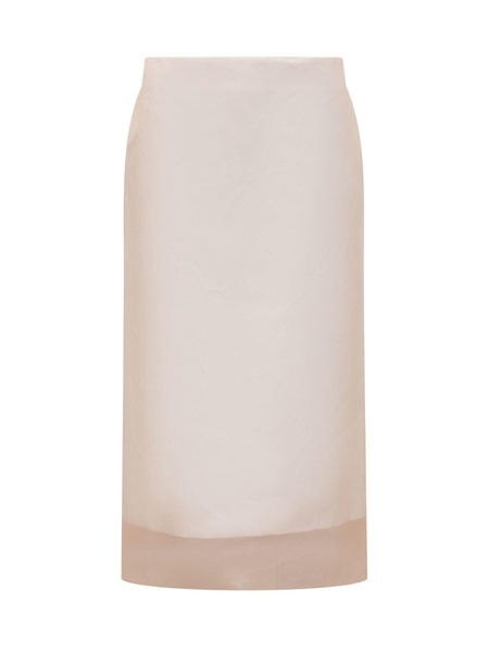 Sportmax Cotton And Linen Skirt