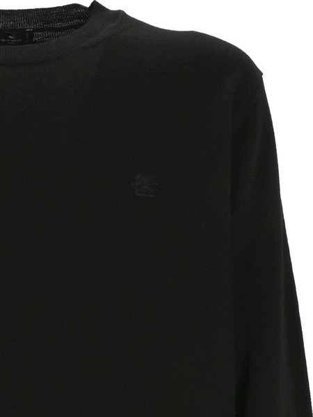 Pegaso Embroidered Crewneck Jumper