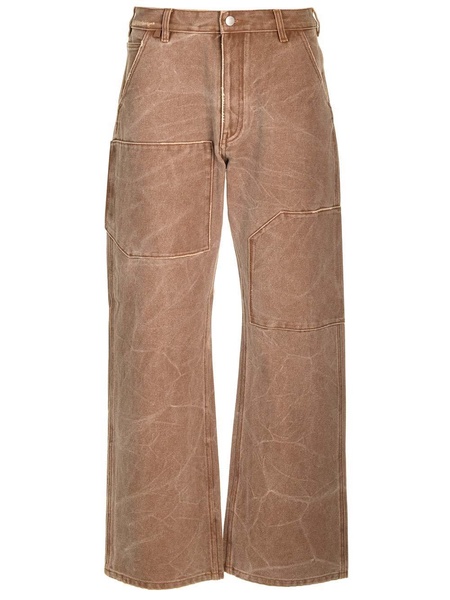 Distress Detailed Wide-leg Pants