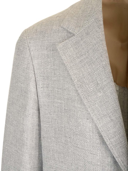 Blazer In Linen, Wool And Silk