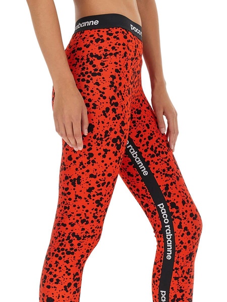 Leggings With Logoed Band