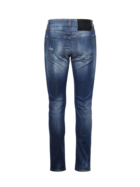 Slim Fit Jeans With Used Effect Wash