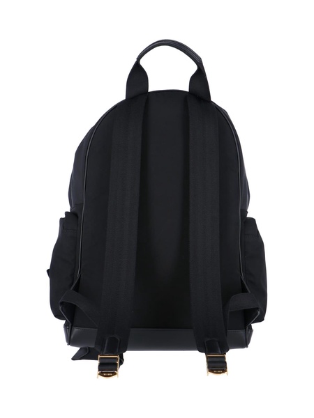 Tom Ford Logo Patch Zipped Backpack